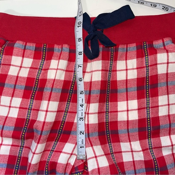 Aerie Red White & Navy Blue Plaid Drawstring Jogger Pajama Pants Small Women’s - Picture 8 of 12
